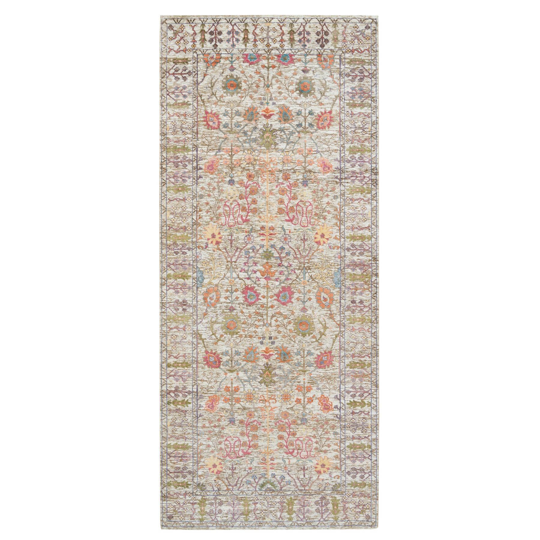 Wool and Silk Rugs LUV593208